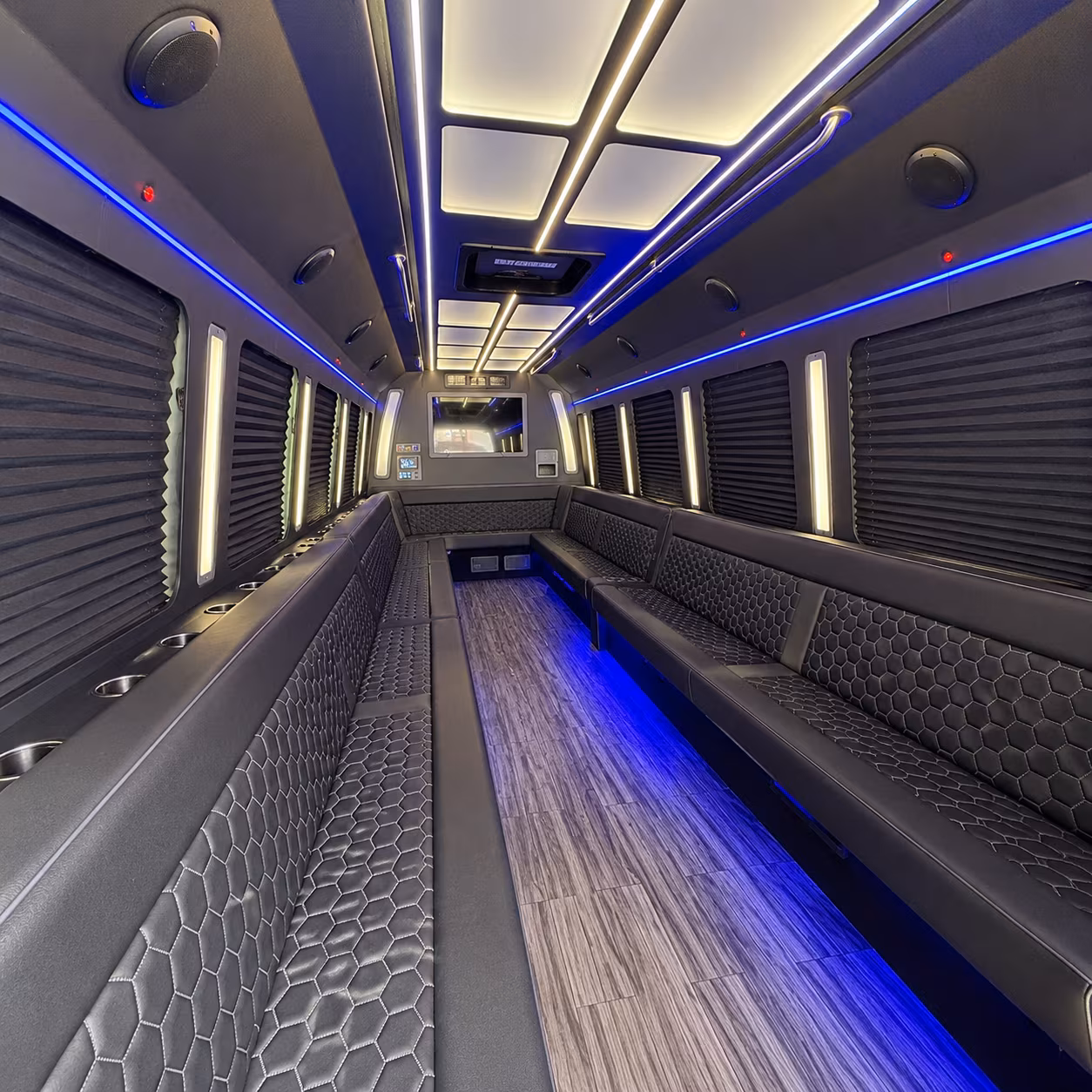 biloxi 30 passenger party bus interior