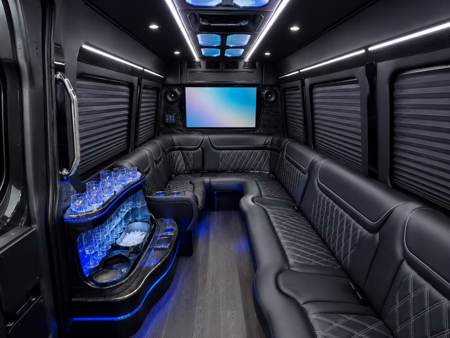 biloxi 50 passenger party bus interior