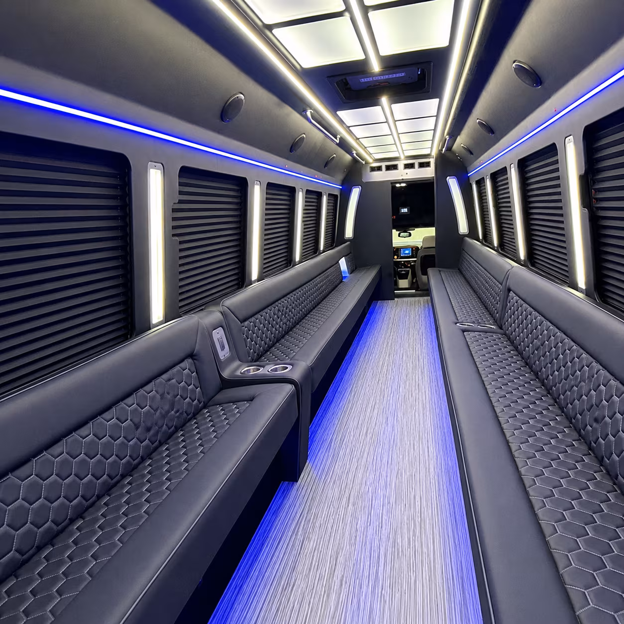 biloxi party bus rental interior
