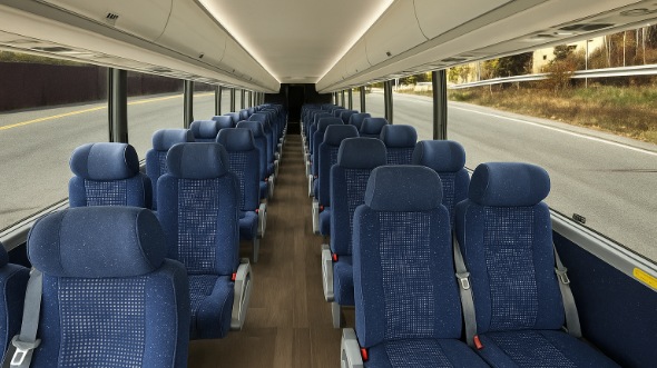 Interior of Charter Bus Company Biloxi's 18 Passenger Minibus in Biloxi