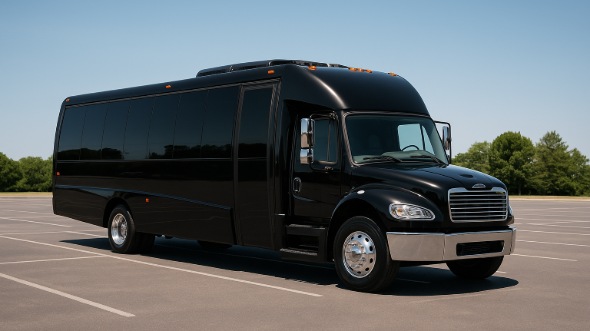 Exterior of Charter Bus Company Biloxi's 20 Passenger Mini bus in Biloxi