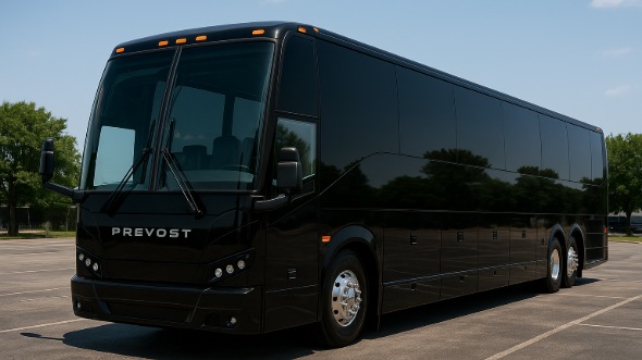 Exterior of Charter Bus Company Biloxi's 50 Passenger Charter Bus in Biloxi