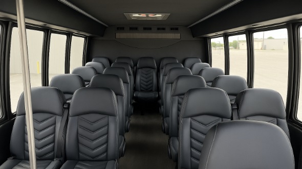 biloxi 15 passenger minibus inside