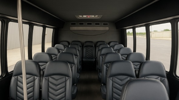 biloxi 25 passenger minibus inside
