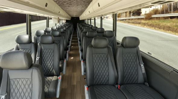 biloxi 30 passenger minibus interior