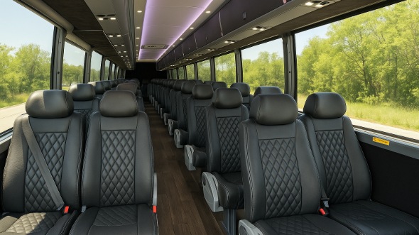 biloxi 35 passenger minibus inside