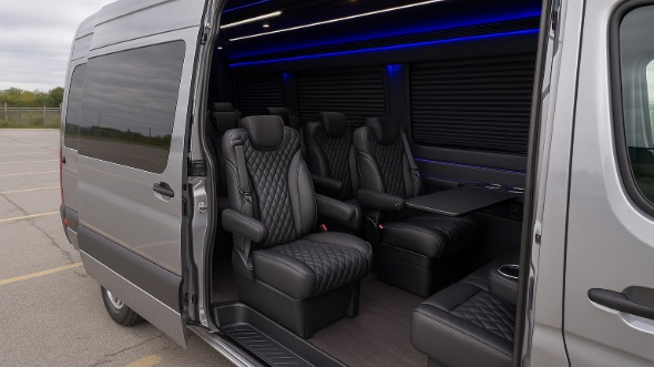 biloxi sprinter van with driver inside