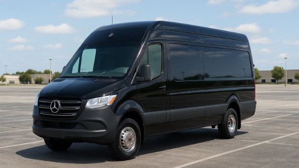 Exterior of Charter Bus Company Gulfport's Sprinter Limo in Gulfport